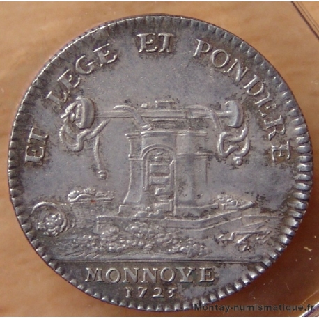 Louis XV - Jeton Monnaie de Paris 1723  