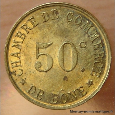 Algérie 50 Centimes Bône ND laiton