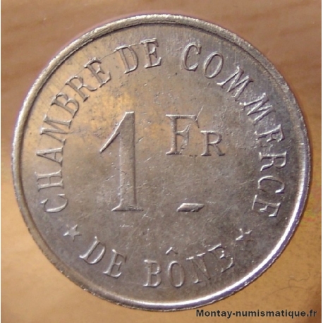 Algérie 1 Franc Bône ND Maillechort