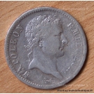 1 Franc Napoleon I République 1808 A