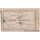 Aisne (02) 100 Francs Saint Quentin ND (1870)