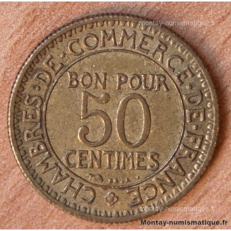 50 Centimes Chambre de commerce 1927