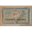 Troyes (10) 50 centimes Annulé Série 24 remboursable 01-01-1921