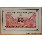 50 Francs Salins-Les-Bains ( 39- Jura ) 1940