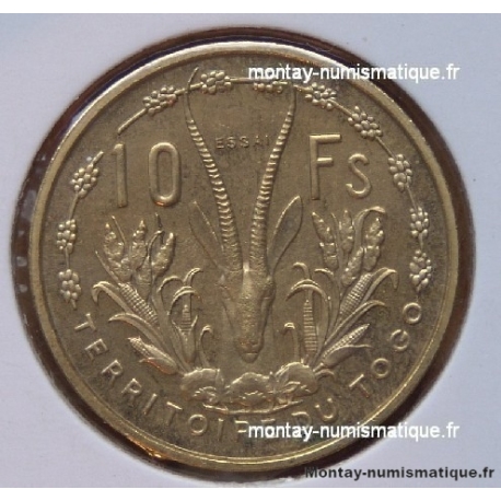 Togo 10 Francs 1956 Essai Union Française