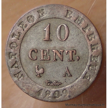 10 Cent. Napoléon I 1809 A Paris