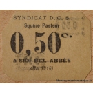 Algérie - Sidi-Bel-Abbès 50 centimes mai1916