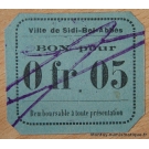 Algérie - Sidi-Bel-Abbès 5 centimes ND (1916-1918) 