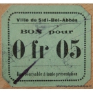 Algérie - Sidi-Bel-Abbès 5 centimes ND (1916-1918)