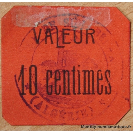 Algérie - Sidi-Bel-Abbès 10 centimes ND (1916-1918)