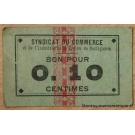 Algérie - Mostaganem 10 centimes revers SCIM