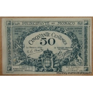 Monaco 50 centimes 1920 série B SPECIMEN