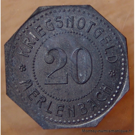 Moselle - Merlebach (57) 20 pfennigs 1917