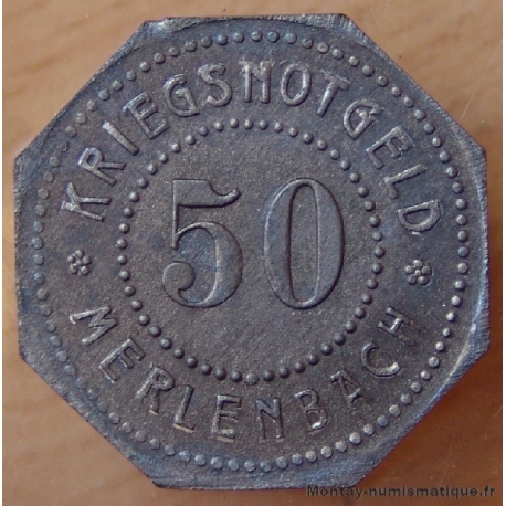 Moselle - Merlebach (57) 50 pfennigs 1917
