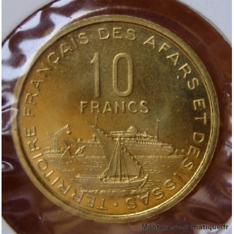 Djibouti 10 Francs 1969 essai Afars et Issas