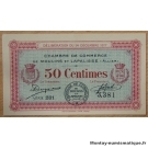 Moulins et Lapalisse (03) 50 centimes 14 décembre 1917 série 231