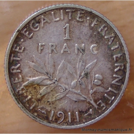 1 Franc Semeuse 1911