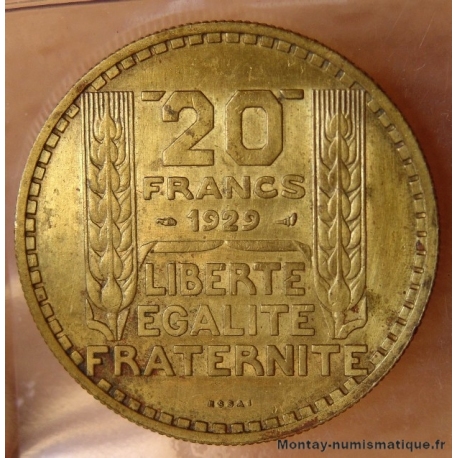 20 Francs 1929 essai cupro aluminium