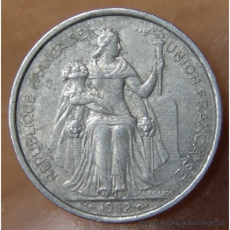 Océanie Française 5 Francs 1952