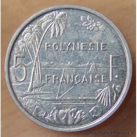 Polynésie Française 5 Francs 1982 I.E.O.M.