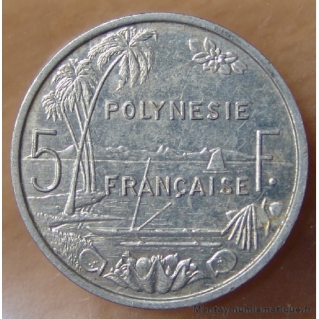 Polynésie Française 5 Francs 1983 I.E.O.M.