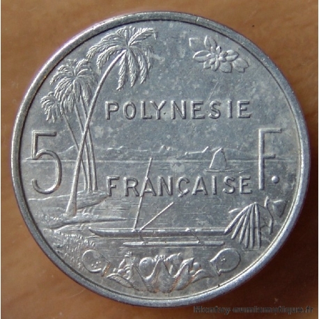 Polynésie Française 5 Francs 1994 I.E.O.M.