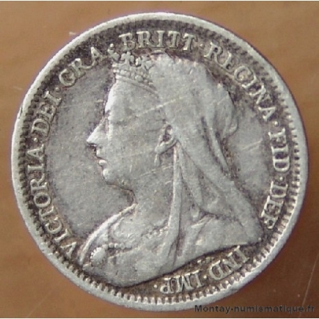 Royaume-Uni Victoria 3 Pence 1900