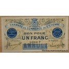 Saint-Etienne (42) 1 Franc 20 Août 1914 ANNULE Série F