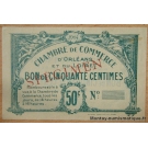 Orléans et Loiret (45) 50 centimes 1914 SPECIMEN