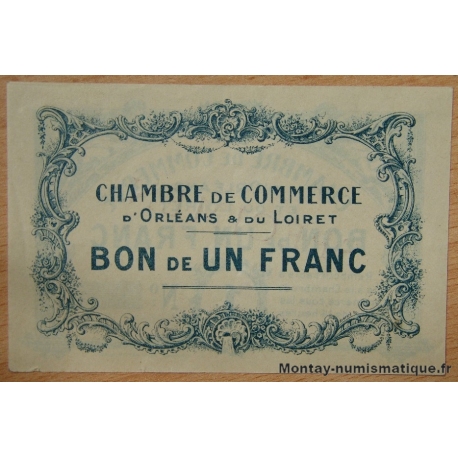 Orléans et Loiret  (45) 1 Franc 1914 SPECIMEN