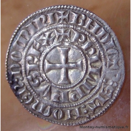 PHILIPPE IV LE BEL Maille tierce à l'O rond (septembre 1306) 