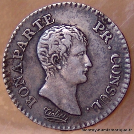 Quart franc AN 12 A Paris, Bonaparte Premier Consul  
