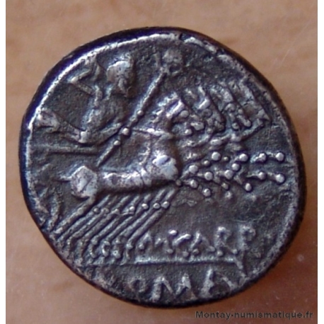 Denier Papiria 122 AC  Rome