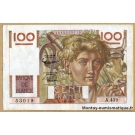 100 Francs Paysan 3-4-1952 A.439