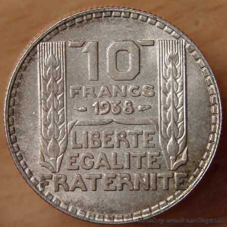 10 Francs Turin 1938
