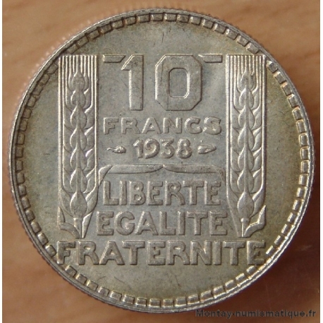 10 Francs Turin 1938