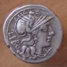 Denier Marcia 148 AC Rome 