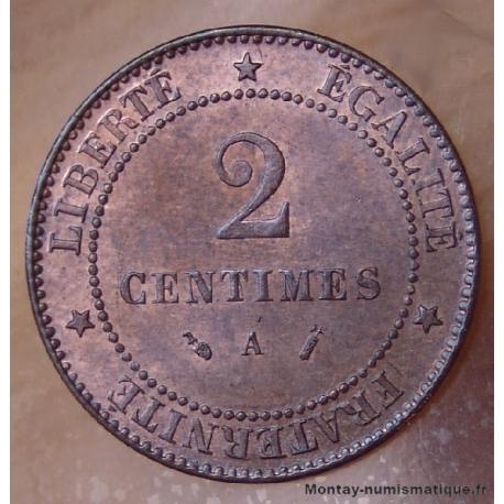 2 Centimes Cérès 1891 A Paris