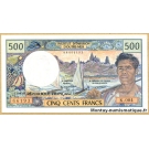 Polynésie - 500 Francs I-E-O-M ( ND- 1992) K.004