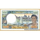 Polynésie - 500 Francs I-E-O-M ( ND- 1992) U.010