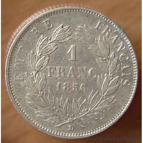 Napoléon III 1 Franc 1856 D Lyon