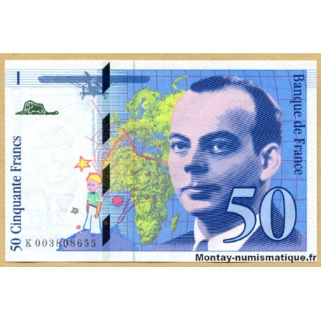 50 Francs Saint-Exupéry 1992 K 003808655