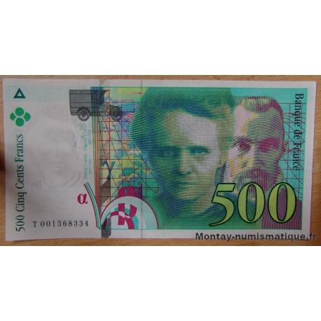 500 Francs Pierre et Marie Curie 1994 T 001568334