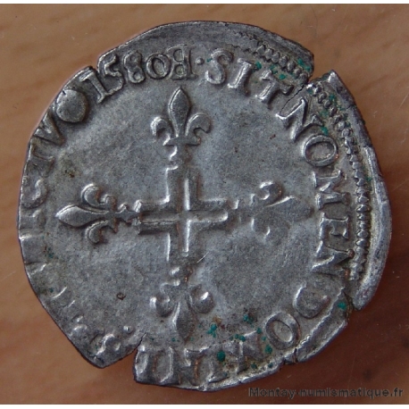 Henri III Double sol parisis 1580 B Rouen