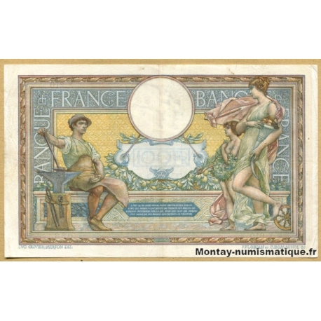 100 Francs L.O Merson 1908 avec LOM 