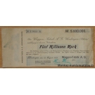 Allemagne -  5 million de Mark 1923 Uerdingen Waggon-Fabrik 