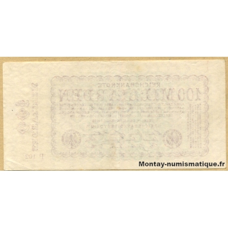 Allemagne - 100 Milliard de Mark 1923 - Reichsbanknote