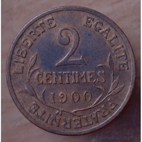2 Centimes Dupuis 1900