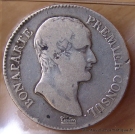 5 Francs Bonaparte Premier Consul AN 12 D Lyon 