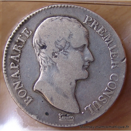 5 Francs Bonaparte Premier Consul AN 12 D Lyon 